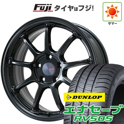 【新品国産車用5穴114.3】 夏タイヤ ホイール4本セット 215/45R18 ダンロップ エナセーブ RV505 ENKEI エンケイ PerformanceLine PF09 フジオリジナルカラー 7.5J 18インチ(送料無料)|フジコーポレーション