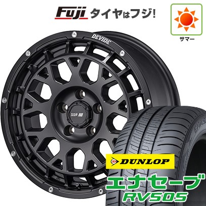 【新品国産車用5穴114.3】 夏タイヤ ホイール4本セット 215/65R16 ダンロップ エナセーブ RV505 SSR ディバイド G：M 7J 16インチ(送料無料)