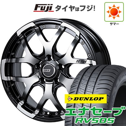 【新品国産車用5穴114.3】 夏タイヤ ホイール4本セット 225/60R17 ダンロップ エナセーブ RV505 SSR ディバイド ZS 7J 17インチ(送料無料)