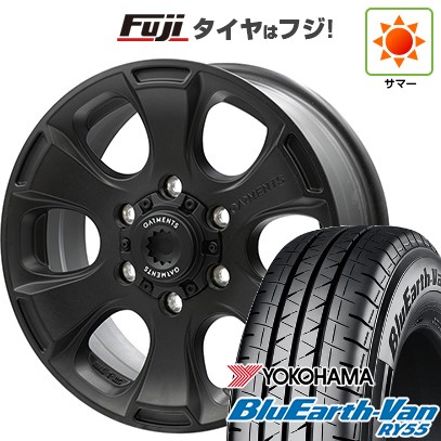 【新品】ハイエース200系 夏タイヤ ホイール4本セット 195/80R15 107/105N ヨコハマ ブルーアース Van RY55 WEDS ウェッズ クロスオーバーガーメンツ Style A 6J 15インチ(送料無料)|フジコーポレーション