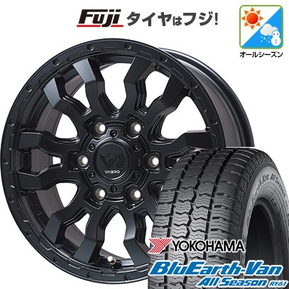 【新品】ハイエース200系 オールシーズンタイヤ ホイール4本セット 195/80R15 107/105N ヨコハマ ブルーアース Van RY61 オールシーズン トピー ヴァブロ RR-01【限定】 6J 15インチ(送料無料)|フジコーポレーション