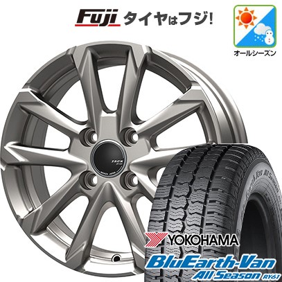 【新品】プロボックス/サクシード(160系) オールシーズンタイヤ ホイール4本セット 155/80R14 88/86N ヨコハマ ブルーアース Van RY61 オールシーズン モンツァ ZACK JP-325 5J 14インチ(送料無料)｜フジコーポレーション