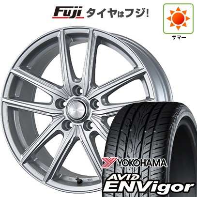 【新品国産車用5穴100】 夏タイヤ ホイール4本セット 215/45R17 ヨコハマ エイビッド エンビガーS321 ブリヂストン エコフォルム SE-20 7J 17インチ(送料無料)