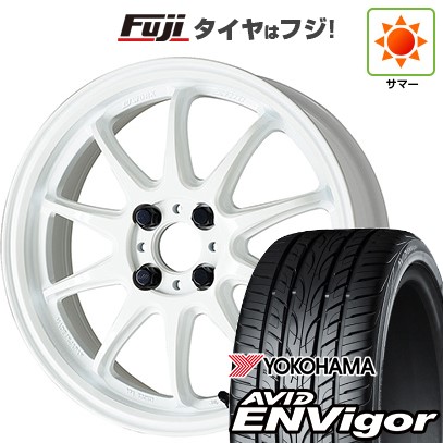 【新品国産車用5穴100】 夏タイヤ ホイール4本セット 215/45R17 ヨコハマ エイビッド エンビガーS321 WORK ワーク エモーション ZR10 7J 17インチ(送料無料) 106,040円
