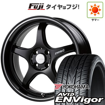 【新品国産車用5穴100】 夏タイヤ ホイール4本セット 215/45R17 ヨコハマ エイビッド エンビガーS321 ゴジゲン PROレーサー FN01R-C STV 7J 17インチ(送料無料)