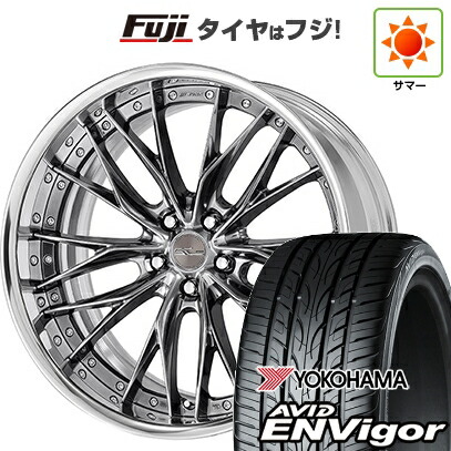 【新品】40系アルファード/ヴェルファイア用 夏タイヤ ホイール4本セット 245/40R21 ヨコハマ エイビッド エンビガーS321 WORK ワーク シュヴァート ブルネン 8.5J 21インチ(送料無料)