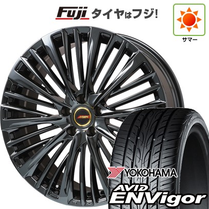 【新品】40系アルファード/ヴェルファイア用 夏タイヤ ホイール4本セット 245/45R20 ヨコハマ エイビッド エンビガーS321 プレミックス MER-X BMC(平座ナット) 8.5J 20インチ(送料無料)