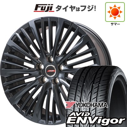 【新品】クラウンセダン 夏タイヤ ホイール4本セット 245/45R20 ヨコハマ エイビッド エンビガーS321 プレミックス MER-X マットブラック(R14ボルト) 20インチ(送料無料)