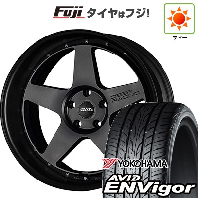 【新品国産車用5穴114.3】 夏タイヤ ホイール4本セット 245/35R20 ヨコハマ エイビッド エンビガーS321 ギャルソン ディープレーシング 8.5J 20インチ(送料無料)