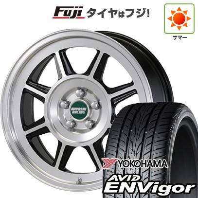 【新品国産車用5穴100】 夏タイヤ ホイール4本セット 215/45R17 ヨコハマ エイビッド エンビガーS321 ハヤシレーシング ハヤシストリート タイプSTL 7J 17インチ(送料無料)|フジコーポレーション