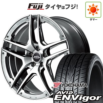 【新品国産車用5穴114.3】 夏タイヤ ホイール4本セット 225/40R19 ヨコハマ エイビッド エンビガーS321 MID WHEELS MID EXCLUSIVE 025SV 7.5J 19インチ(送料無料)