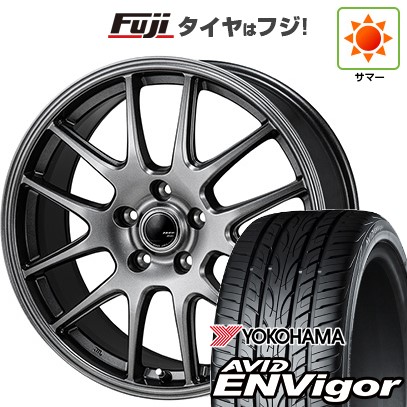 【新品国産車用5穴114.3】 夏タイヤ ホイール4本セット 235/50R18 ヨコハマ エイビッド エンビガーS321 モンツァ ZACK JP-205 7.5J 18インチ(送料無料)