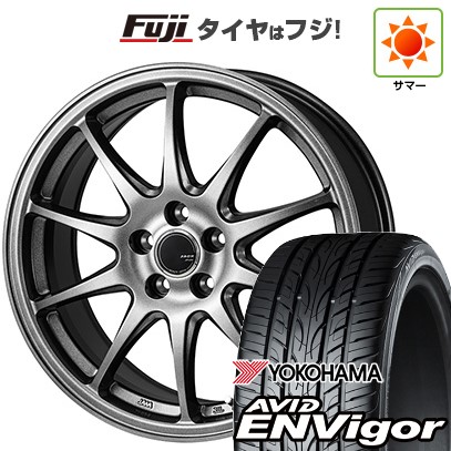 【新品国産車用5穴114.3】 夏タイヤ ホイール4本セット 225/45R18 ヨコハマ エイビッド エンビガーS321 モンツァ ZACK JP-202 7J 18インチ(送料無料)