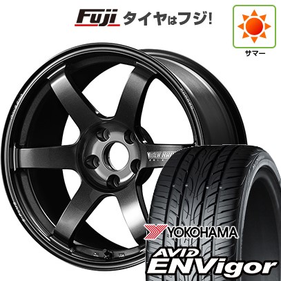 【新品国産車用5穴114.3】 夏タイヤ ホイール4本セット 225/45R18 ヨコハマ エイビッド エンビガーS321 RAYS レイズ ボルクレーシング TE37 サーガ S-plus 7.5J 18インチ(送料無料)