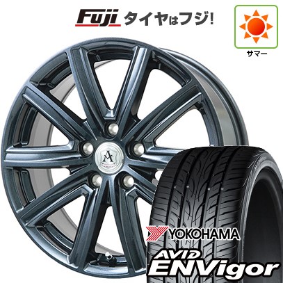 【新品国産車用5穴100】 夏タイヤ ホイール4本セット 215/45R17 ヨコハマ エイビッド エンビガーS321 テクノピア アフロディーテ MZ 7J 17インチ(送料無料)