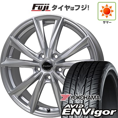 【新品国産車用5穴114.3】 夏タイヤ ホイール4本セット 245/40R19 ヨコハマ エイビッド エンビガーS321 ホットスタッフ エクスターST 8J 19インチ(送料無料)|フジコーポレーション