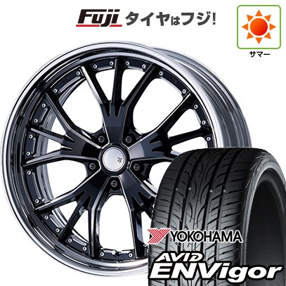 【新品国産車用5穴114.3】 夏タイヤ ホイール4本セット 225/40R19 ヨコハマ エイビッド エンビガーS321 エムズスピード JJランチャ 8.5J 19インチ(送料無料)|フジコーポレーション
