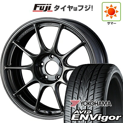 【新品国産車用5穴114.3】 夏タイヤ ホイール4本セット 225/50R18 ヨコハマ エイビッド エンビガーS321 WEDS ウェッズ ウェッズスポーツ TC-105X 8J 18インチ(送料無料)