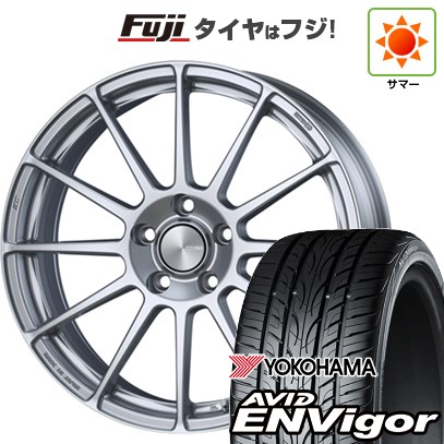 【新品国産車用5穴114.3】 夏タイヤ ホイール4本セット 235/55R18 ヨコハマ エイビッド エンビガーS321 ENKEI エンケイ PerformanceLine PF03 7.5J 18インチ(送料無料)|フジコーポレーション
