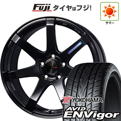 【新品国産車用5穴114.3】 夏タイヤ ホイール4本セット 235/55R18 ヨコハマ エイビッド エンビガーS321 ENKEI エンケイ PerformanceLine PF07 フジオリジナルカラー 7.5J 18インチ(送料無料)|フジコーポレーション