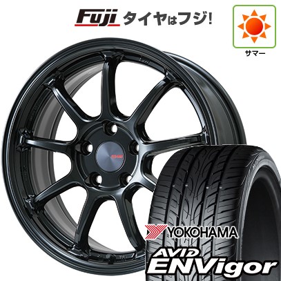 【新品国産車用5穴114.3】 夏タイヤ ホイール4本セット 235/55R18 ヨコハマ エイビッド エンビガーS321 ENKEI エンケイ PerformanceLine PF09 フジオリジナルカラー 7.5J 18インチ(送料無料)|フジコーポレーション