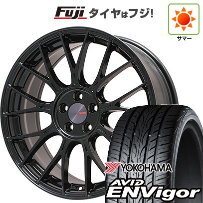 【新品国産車用5穴114.3】 夏タイヤ ホイール4本セット 235/55R18 ヨコハマ エイビッド エンビガーS321 ENKEI エンケイ PerformanceLine PFM1 フジオリジナルカラー 8J 18インチ(送料無料)