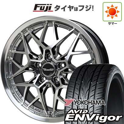 【新品国産車用5穴100】 夏タイヤ ホイール4本セット 225/55R18 ヨコハマ エイビッド エンビガーS321 ホットスタッフ プレシャス アストM5 7J 18インチ(送料無料)