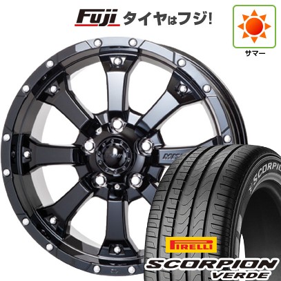 【新品】デリカD5 夏タイヤ ホイール4本セット 215/70R16 ピレリ スコーピオン ヴェルデ トライスター MKW MK-46 7J 16インチ(送料無料)
