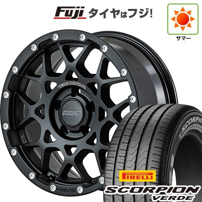【新品】デリカD5 夏タイヤ ホイール4本セット 215/70R16 ピレリ スコーピオン ヴェルデ RAYS レイズ デイトナ M8 7J 16インチ(送料無料)|フジコーポレーション