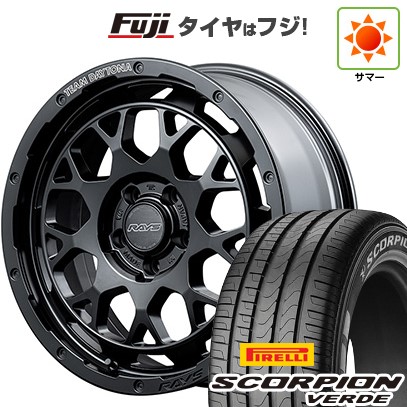 【新品】デリカD5 夏タイヤ ホイール4本セット 215/70R16 ピレリ スコーピオン ヴェルデ RAYS レイズ デイトナ M9+ 7J 16インチ(送料無料)|フジコーポレーション