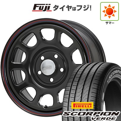 【新品】デリカD5 夏タイヤ ホイール4本セット 215/70R16 ピレリ スコーピオン ヴェルデ MLJ デイトナSS 7J 16インチ(送料無料)