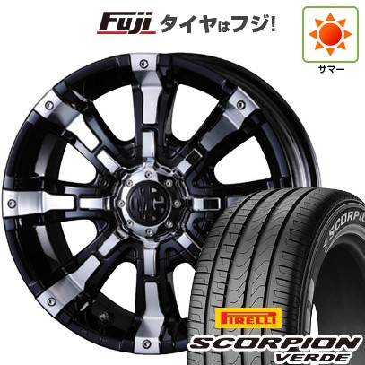 【新品】デリカD5 夏タイヤ ホイール4本セット 215/70R16 ピレリ スコーピオン ヴェルデ クリムソン マーテルギア(MG) ビースト 7J 16インチ(送料無料)