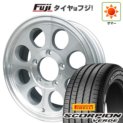 【新品】ジムニーシエラ/ジムニーノマド 夏タイヤ ホイール4本セット 215/70R16 ピレリ スコーピオン ヴェルデ WEDS ウェッズ ジムライン タイプ2 6J 16インチ(送料無料)|フジコーポレーション