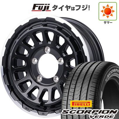 【新品】ジムニーシエラ/ジムニーノマド 夏タイヤ ホイール4本セット 215/70R16 ピレリ スコーピオン ヴェルデ シーエルリンク UNIONRIM HR 6J 16インチ(送料無料)