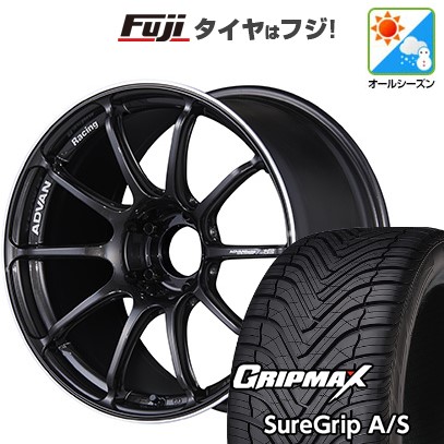 【新品国産車用5穴114.3】 オールシーズンタイヤ ホイール4本セット 215/45R18 グリップマックス シュアグリップ オールシーズン(限定) ヨコハマ アドバンレーシング RSIII 18インチ(送料無料)