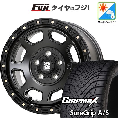 【新品国産車用5穴114.3】 オールシーズンタイヤ ホイール4本セット 225/55R18 グリップマックス シュアグリップ オールシーズン(限定) MLJ エクストリームJ XJ07 8J 18インチ(送料無料)｜フジコーポレーション