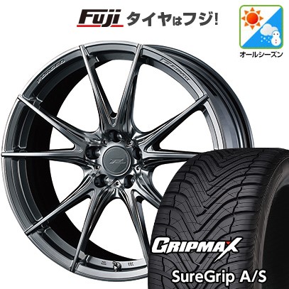 【新品国産車用5穴114.3】 オールシーズンタイヤ ホイール4本セット 225/45R18 グリップマックス シュアグリップ オールシーズン(限定) WEDS ウェッズ F-ZERO FZ-2 7.5J 18インチ(送料無料)|フジコーポレーション