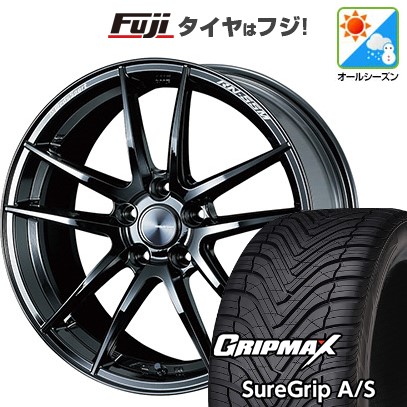 【新品国産車用5穴114.3】 オールシーズンタイヤ ホイール4本セット 225/40R19 グリップマックス シュアグリップ オールシーズン(限定) WEDS ウェッズスポーツ RN-55M 8.5J 19インチ(送料無料)