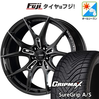 【新品国産車用5穴100】 オールシーズンタイヤ ホイール4本セット 225/40R18 グリップマックス シュアグリップ オールシーズン(限定) RAYS レイズ グラムライツ 57FXZ 8J 18インチ(送料無料) 113,350円