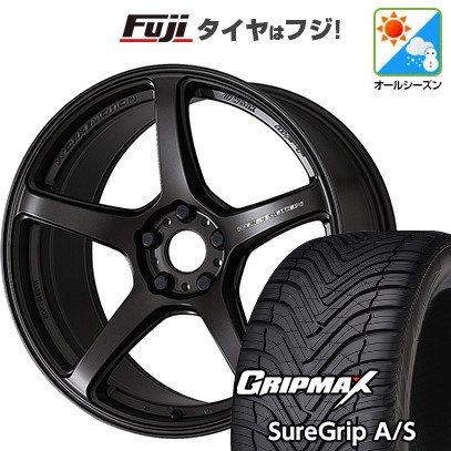 【新品国産車用5穴114.3】 オールシーズンタイヤ ホイール4本セット 225/45R19 グリップマックス シュアグリップ オールシーズン(限定) WORK ワーク エモーション T5R 8.5J 19インチ(送料無料)｜フジコーポレーション
