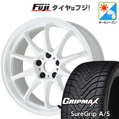 【新品国産車用5穴114.3】 オールシーズンタイヤ ホイール4本セット 225/40R19 グリップマックス シュアグリップ オールシーズン(限定) WORK ワーク エモーション ZR10 8.5J 19インチ(送料無料)｜フジコーポレーション