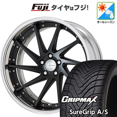 【新品国産車用5穴114.3】 オールシーズンタイヤ ホイール4本セット 225/40R19 グリップマックス シュアグリップ オールシーズン(限定) WORK ワーク グノーシスCV CVS 8J 19インチ(送料無料) 159,200円