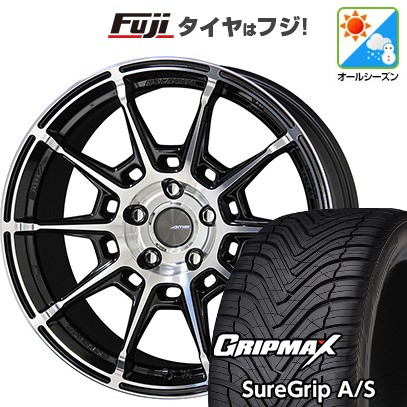 【新品国産車用5穴114.3】 オールシーズンタイヤ ホイール4本セット 225/45R19 グリップマックス シュアグリップ オールシーズン(限定) 共豊 ガレルナ レフィーノ 8J 19インチ(送料無料)|フジコーポレーション