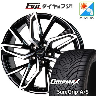 【新品国産車用5穴114.3】 オールシーズンタイヤ ホイール4本セット 225/55R19 グリップマックス シュアグリップ オールシーズン(限定) ホットスタッフ クロノス CH-112 7.5J 19インチ(送料無料)｜フジコーポレーション