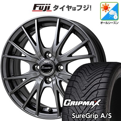 【新品国産車用5穴114.3】 オールシーズンタイヤ ホイール4本セット 215/45R18 グリップマックス シュアグリップ オールシーズン(限定) ホットスタッフ エクシーダー E05II 18インチ(送料無料)｜フジコーポレーション