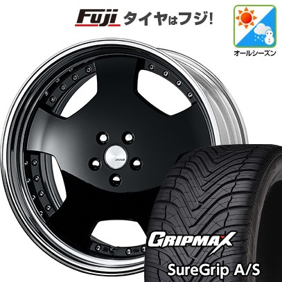【新品国産車用5穴114.3】 オールシーズンタイヤ ホイール4本セット 235/55R19 グリップマックス シュアグリップ オールシーズン(限定2024年製) WORK ワーク ランベック LDZ 8J 19インチ(送料無料)