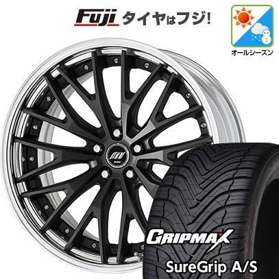 【新品国産車用5穴114.3】 オールシーズンタイヤ ホイール4本セット 245/40R20 グリップマックス シュアグリップ オールシーズン(限定) WORK ワーク ジースト STX 8.5J 20インチ(送料無料)