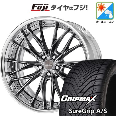 【新品国産車用5穴114.3】 オールシーズンタイヤ ホイール4本セット 235/55R19 グリップマックス シュアグリップ オールシーズン(限定2024年製) WORK ワーク シュヴァート ブルネン 8J 19インチ(送料無料)｜フジコーポレーション