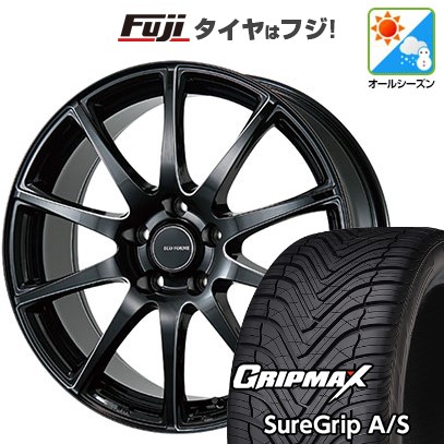 【新品国産車用5穴114.3】 オールシーズンタイヤ ホイール4本セット 215/45R18 グリップマックス シュアグリップ オールシーズン(限定) ブリヂストン エコフォルム CRS23 18インチ(送料無料) 74,800円