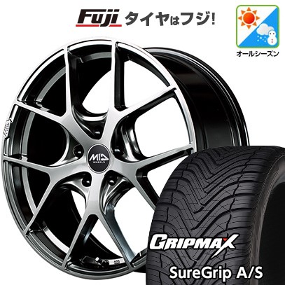 【新品国産車用5穴114.3】 オールシーズンタイヤ ホイール4本セット 225/55R19 グリップマックス シュアグリップ オールシーズン(限定) MID WHEELS MID EXCLUSIVE 025F 8J 19インチ(送料無料)|フジコーポレーション